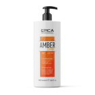 EPICA Amber Shine ORGANIC Кондиционер для восстановления и питания волос с облепиховым маслом, маслом макадамии, глюконамидом и фосфолипидным комплексом, 1000 мл.